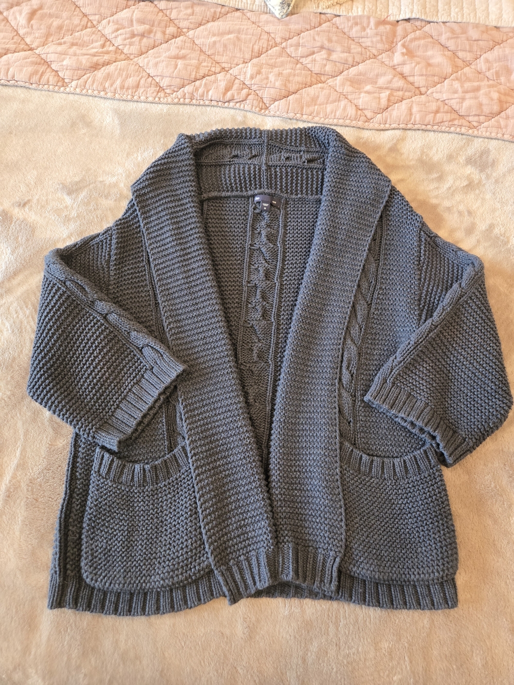 GAP 100% Cotton Cable Cardigan Sweater